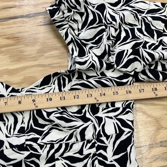 A New Day Y2K Babydoll Midi Dress Puff Sleeve Women's Size 8 Cottage Peasant - Picture 13 of 15